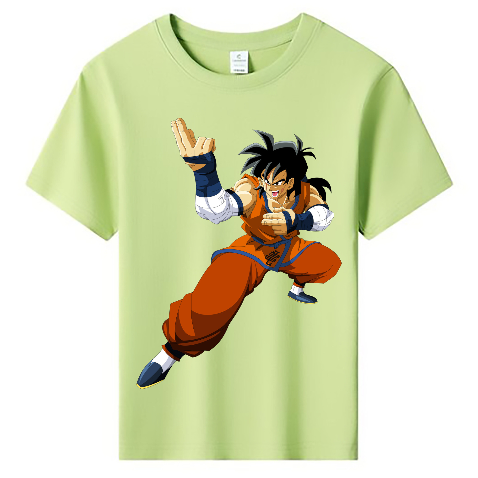 （画像用） ドラゴンボール ヤムチャ DRAGON BALL Yamcha 綿100％キッズTシャツ（フロントプリント）